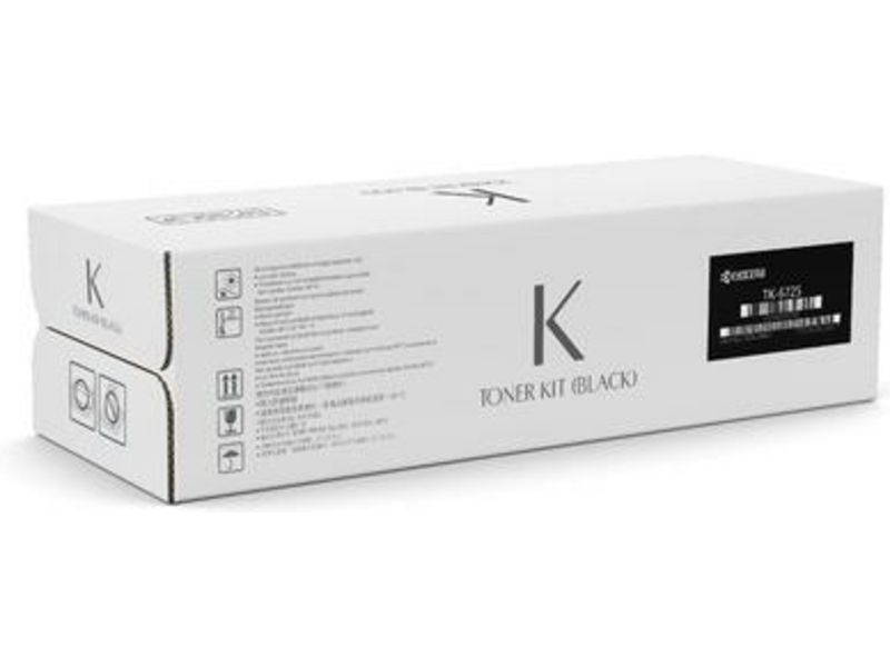 Kyocera TK-6725 Toner, Black, 70,000 Page Yield