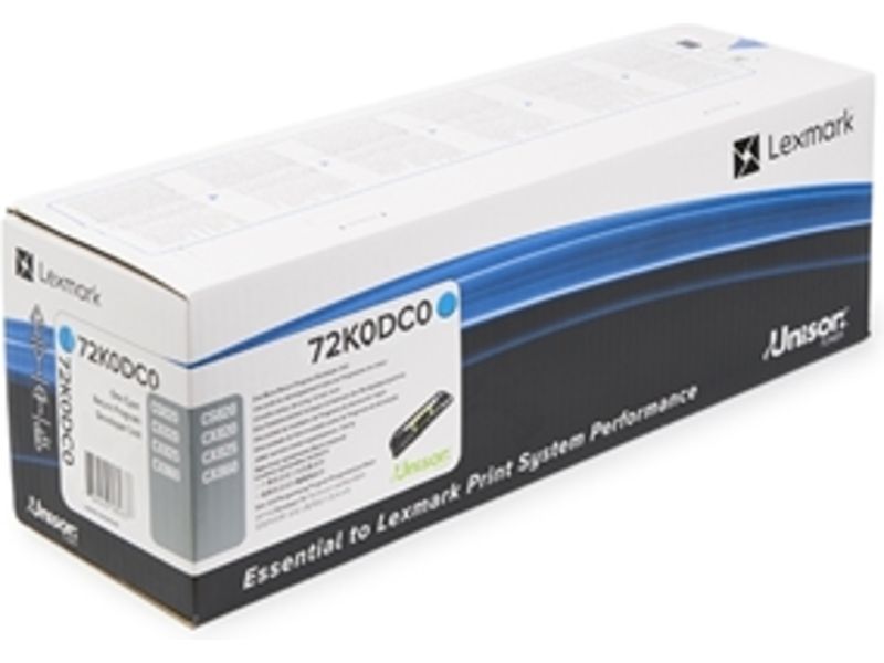 Cartouche de toner Lexmark 72K0DC0 cyan