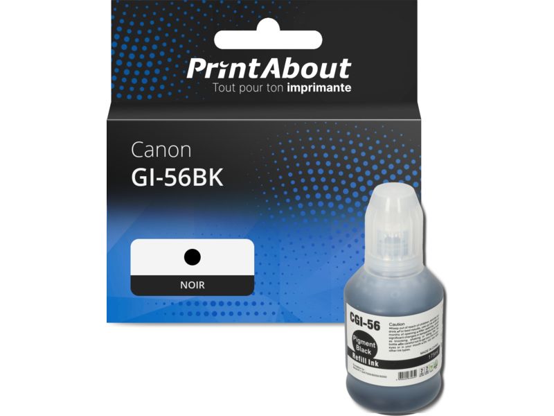 Cartouche d'encre Canon GI-56BK - Noir