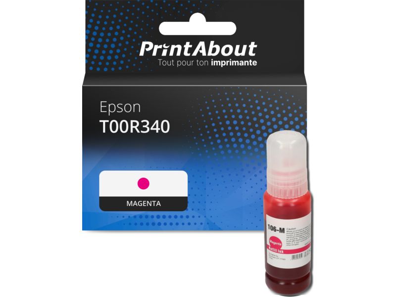 Cartouche compatible Epson T00R340 - Magentă