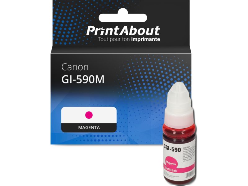Canon GI-590M Magenta Ink Cartridge by PrintAbout