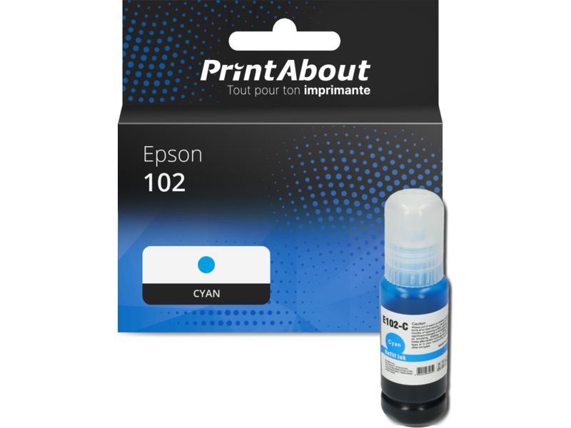Cartouche compatible Epson T03R240 - Cyan