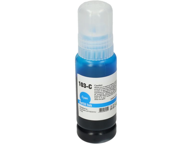 Cartouche compatible Epson 103 (C13T00S24A) - Bleu cyan par PrintAbout
