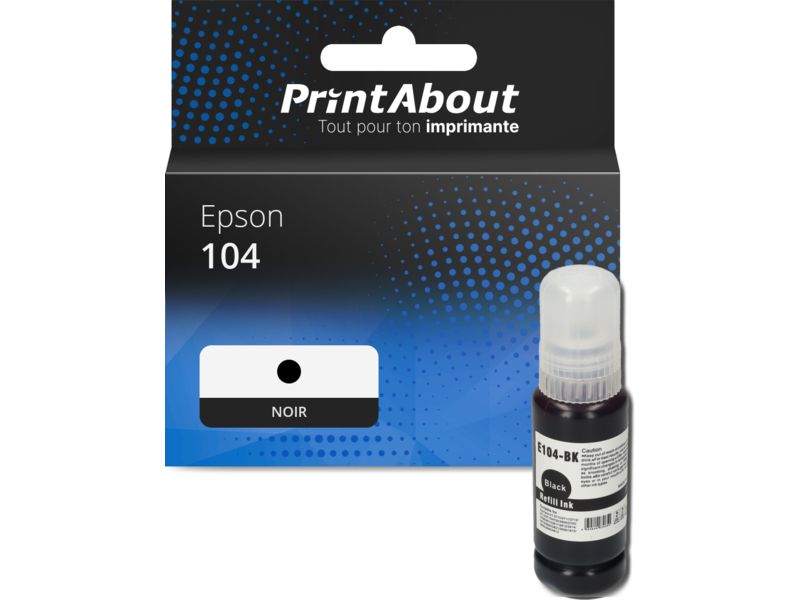 Cartouche d'encre Epson 104 - Noir (C13T00P140)