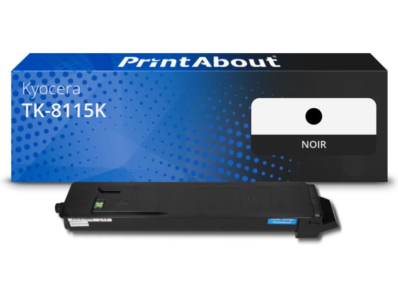 Toner PrintAbout Kyocera TK-8115K Noir
