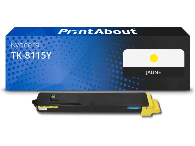 PrintAbout Kyocera Compatible Toner - Yellow (TK-8115Y)