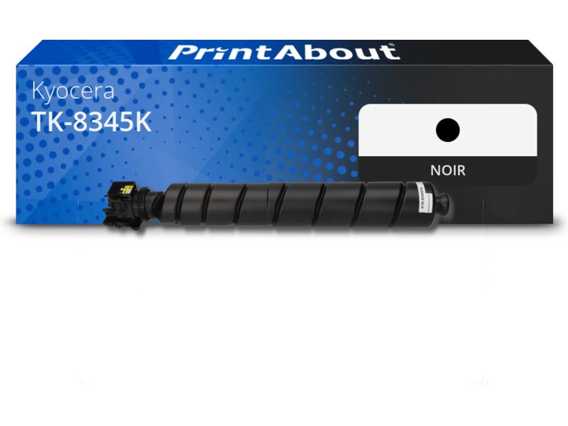 Toner PrintAbout Kyocera TK-8345K - Noir