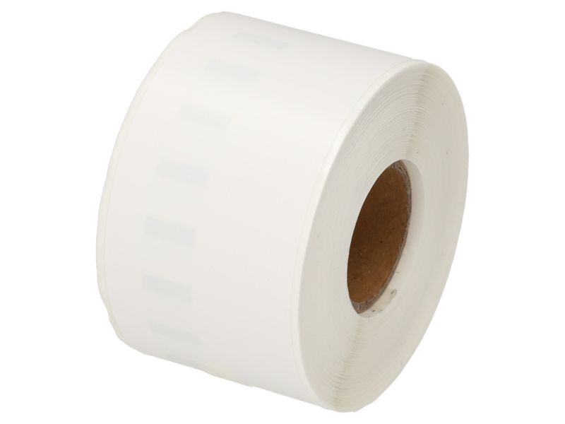 Dymo Compatible Label - (38mm x 190mm) - Black on White