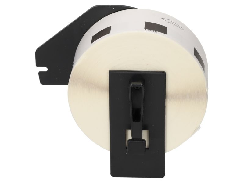 Etiqueta compatible Brother DK-11218 - 24 mm x 24 mm - Negro sobre blanco