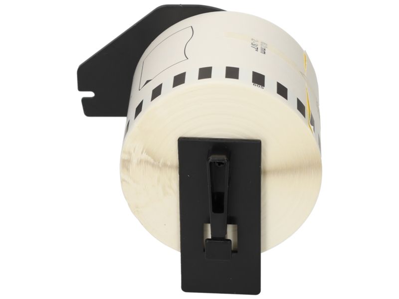 Étiquette Brother DK-44605 - 62 mm - Noir sur jaune
