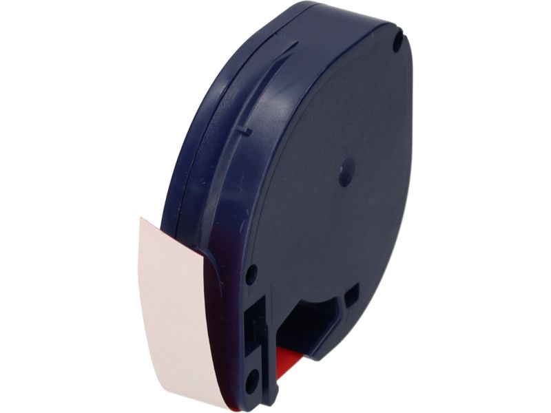 Dymo 91203 Compatible Tape - (12mm) - Black on Red