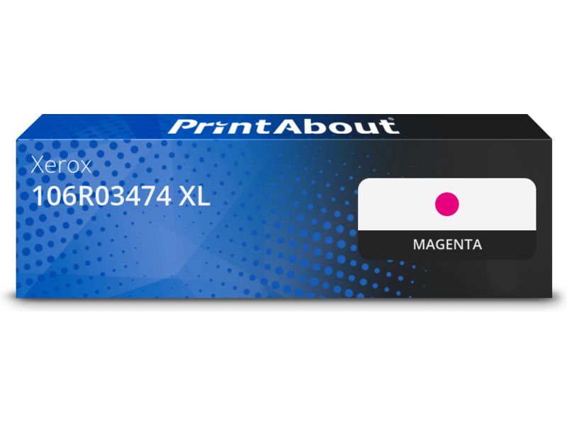 PrintAbout Compatible Xerox Toner 106R03474 XL - Magenta