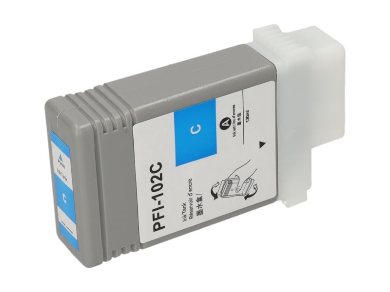 Cartucho de tinta compatible Canon PFI-102C - Cian con PrintAbout