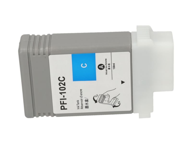 Cartucho de tinta compatible Canon PFI-102C - Cian con PrintAbout