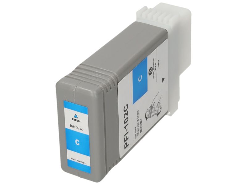 Cartucho de tinta compatible Canon PFI-102C - Cian con PrintAbout
