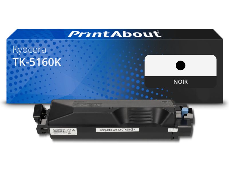 Kyocera TK-5160K Black Toner by PrintAbout