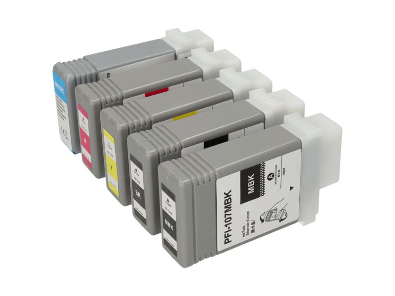 Cartouche d'encre compatible PrintAbout Canon PFI-107 - 5 couleurs - Multipack