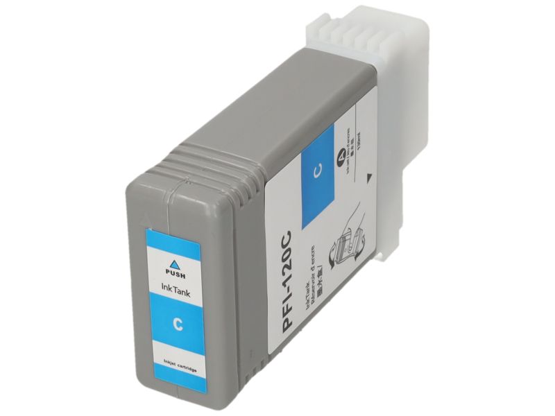 Cartucho de tinta Canon PFI-120C Cian compatible con PrintAbout