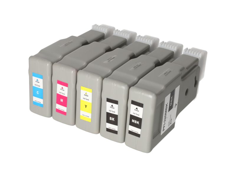 Cartouche d'encre PrintAbout compatible Canon PFI-120 - 5 couleurs - Multipack