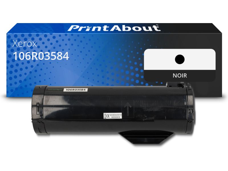 Toner compatible Xerox 106R03584 - Noir - Grande capacité