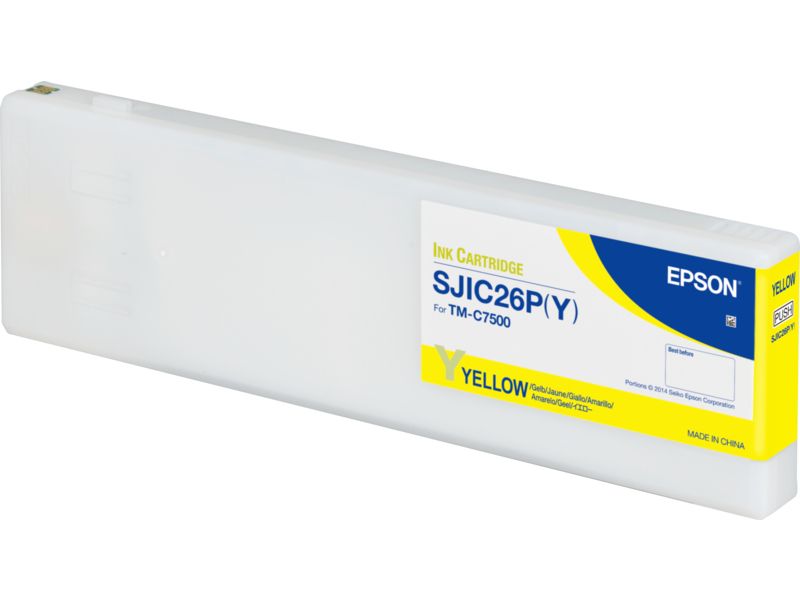 Cartucho de tinta Epson SJIC26P Amarillo
