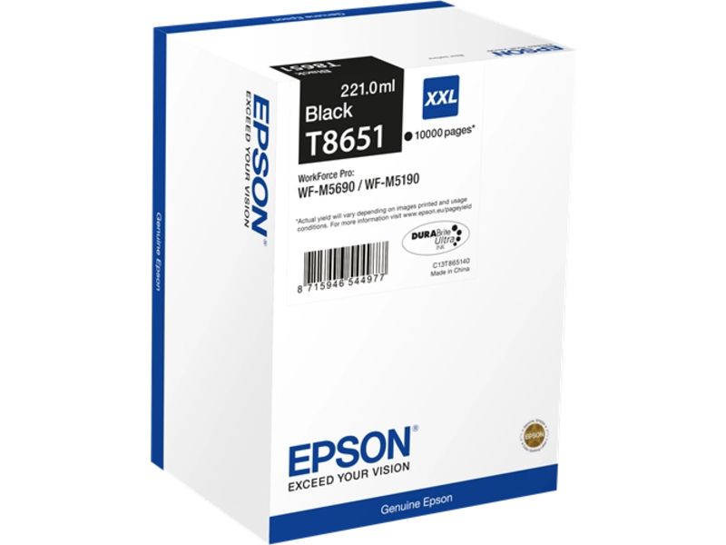 Epson T8651 - Black - Ink Cartridge - Ultra Large Capacity