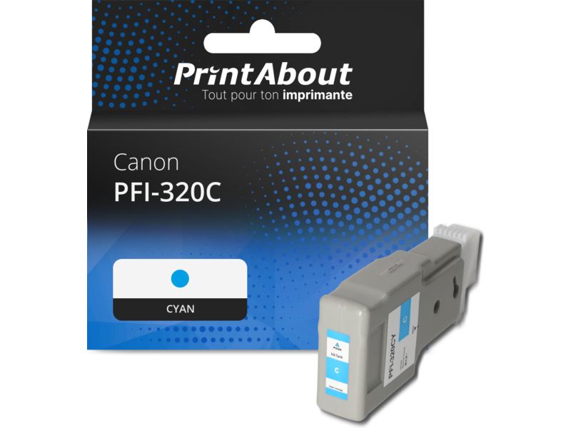 Cartucho de tinta Canon PFI-320C Ciano - Alta capacidad