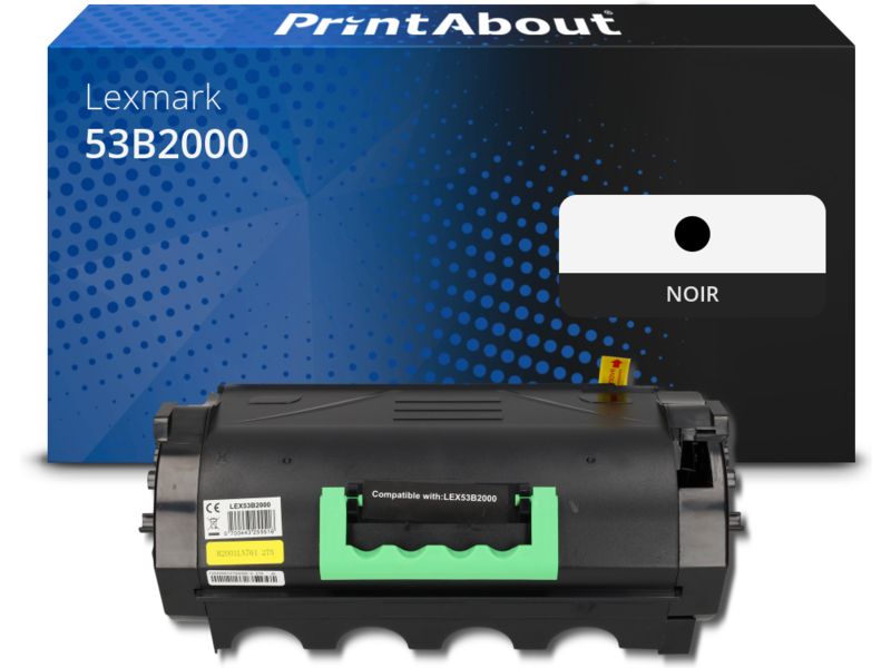 PrintAbout Lexmark 53B2000 Compatible Toner - Black