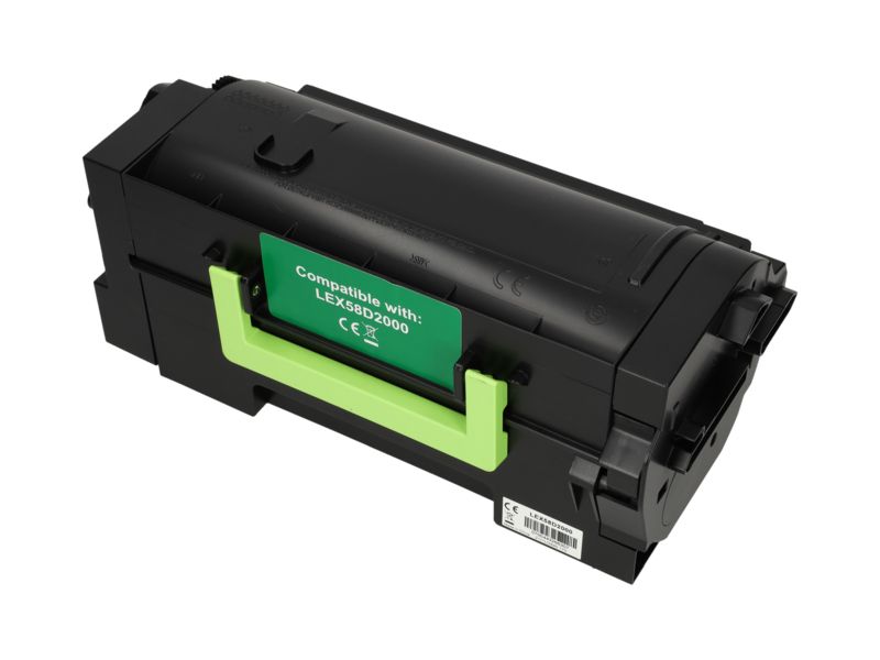 Toner compatible Lexmark 58D2000 - Noir