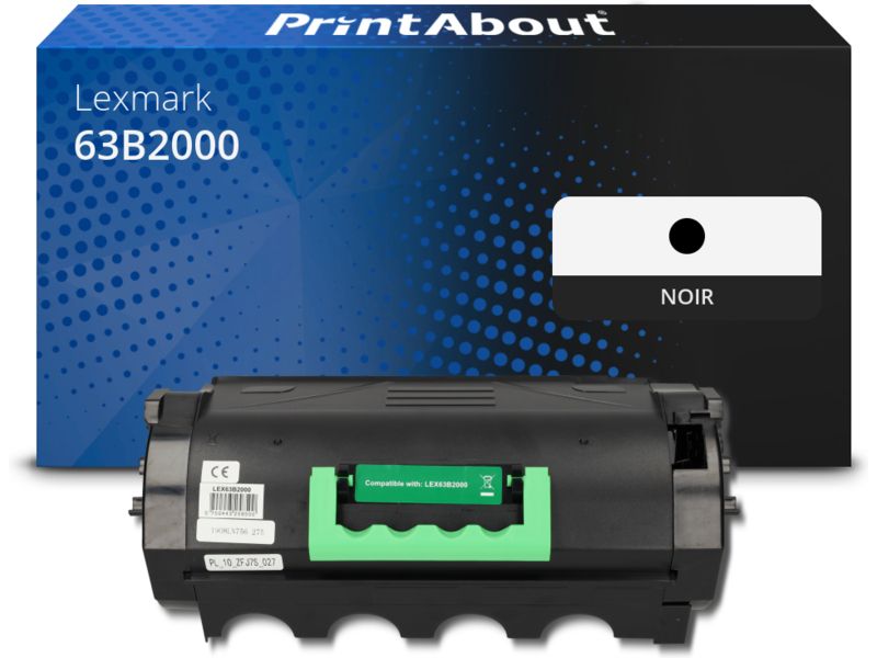 Lexmark 63B2000 Toner - Black