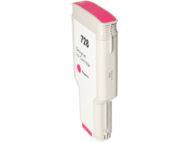 Tinta compatible HP Cartucho F9J66A (728) - Magenta - Alta capacidad
