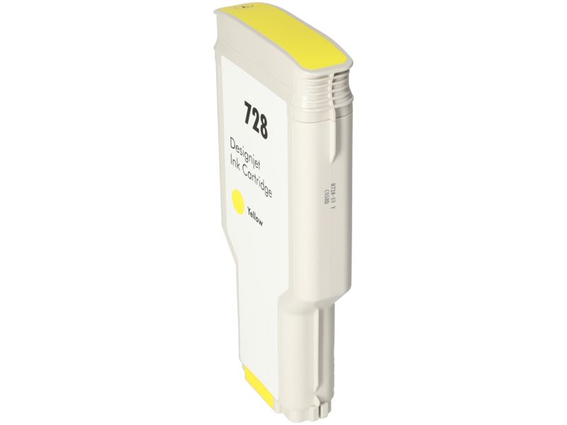 Cartucho compatible PrintAbout HP F9J65A (728) - Amarillo - Alta capacidad