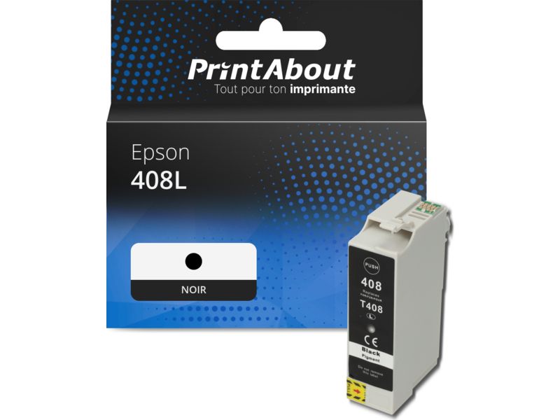 Cartouche compatible Epson 408L - Noir - Grande capacité