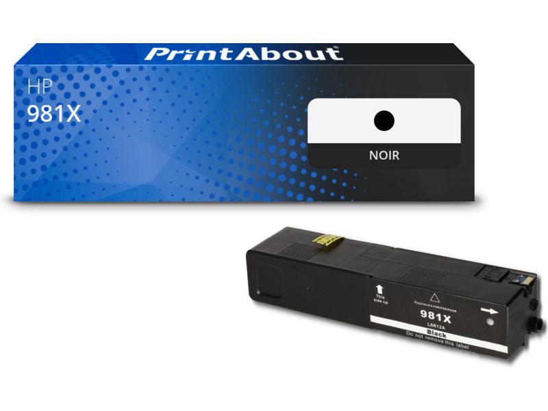 Cartucho compatible PrintAbout HP 981X - Negro - Alta capacidad