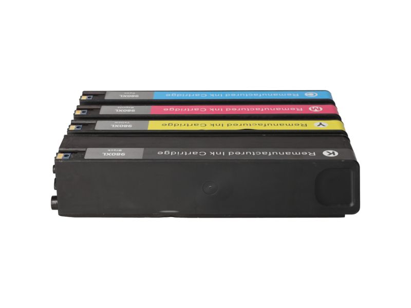 Cartucho compatible PrintAbout HP 981X - 4 colores - Gran capacidad - Multipack (L0R09/10/11/12A)