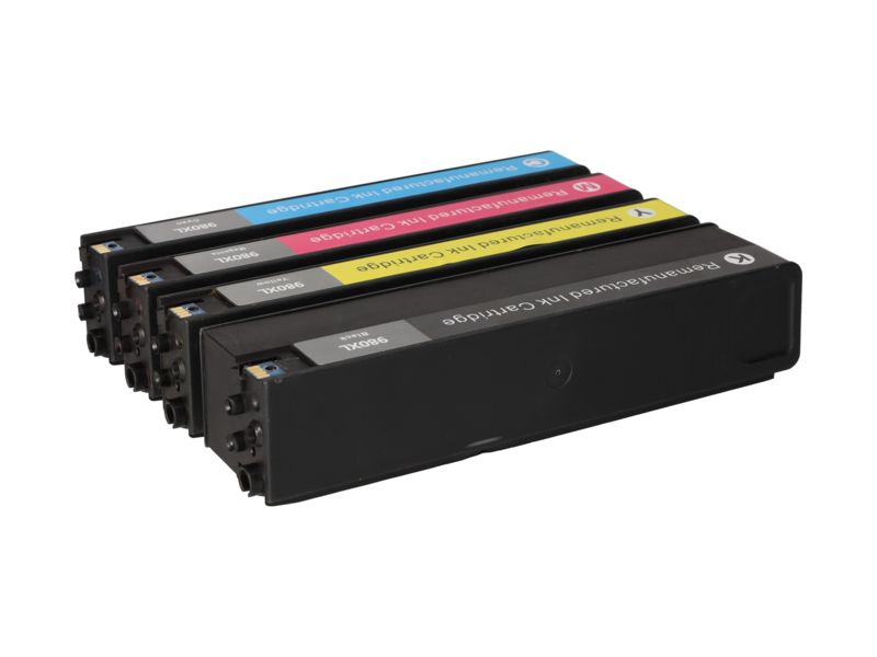 Cartucho compatible PrintAbout HP 981X - 4 colores - Gran capacidad - Multipack (L0R09/10/11/12A)