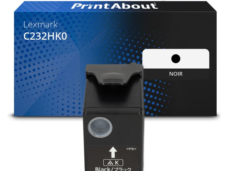 Lexmark C232HK0 Toner, Black, High Capacity