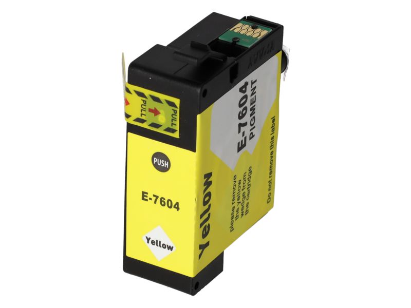 PrintAbout Compatible Epson T7604 Yellow Ink Cartridge