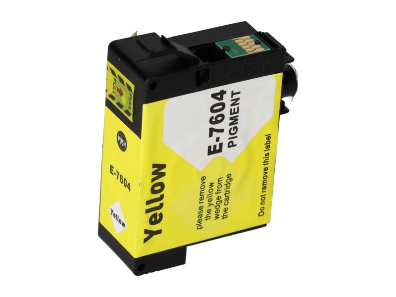 PrintAbout Compatible Epson T7604 Yellow Ink Cartridge