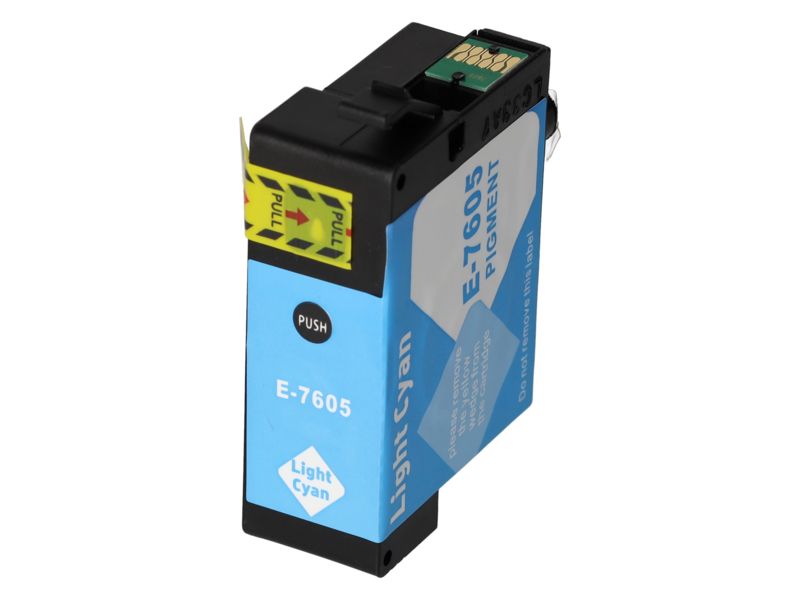 Cartuchos de tinta compatibles Epson T7605 - Ciano claro