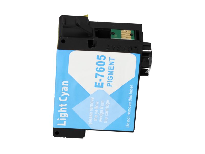 Cartuchos de tinta compatibles Epson T7605 - Ciano claro