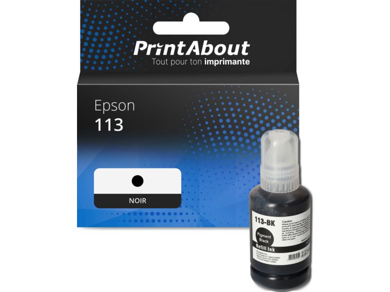 Cartouche compatible Epson 113 (C13T06B140) - Noir
