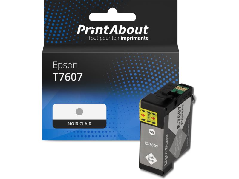 Epson T7607 Compatible Cartridge - Light Black