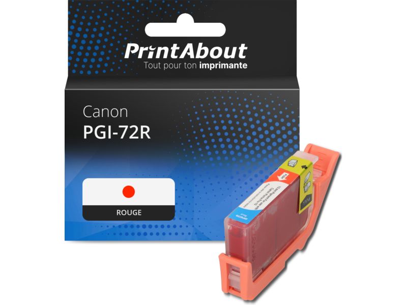 PrintAbout Canon PGI-72R Compatible Cartridge - Red