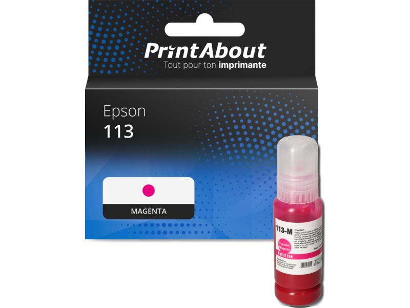 Epson 113 Compatible Cartridge (C13T06B340) - Magenta by PrintAbout