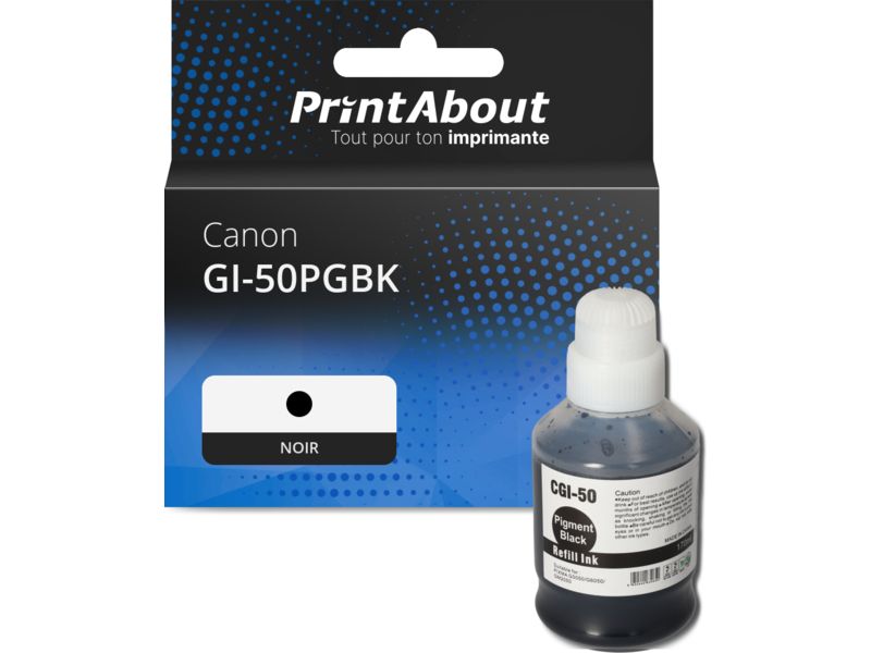 Cartucho de tinta Canon GI-50PGBK - Negro - Alta capacidad