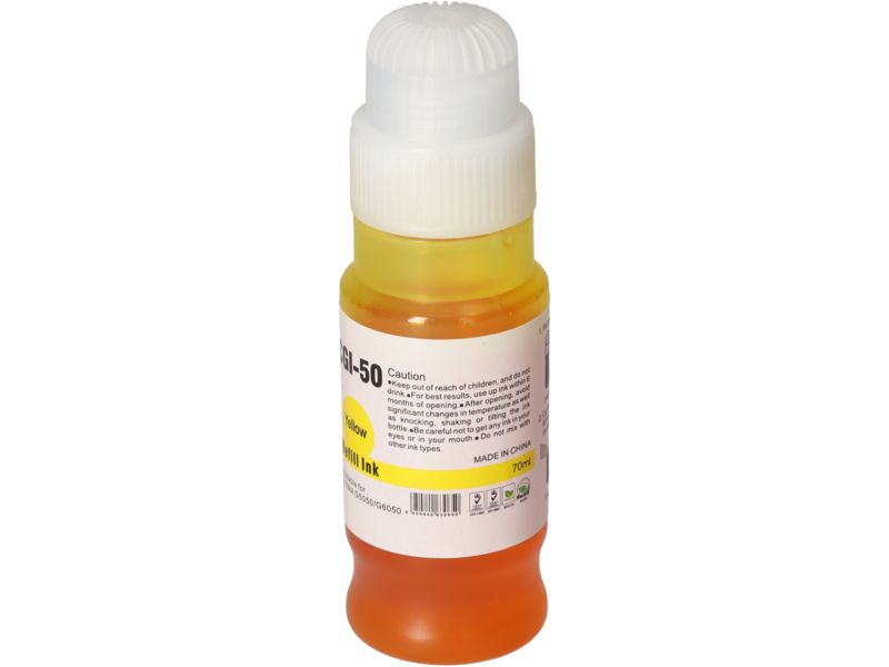 Canon GI-50Y Compatible Cartridge - Yellow - High Capacity