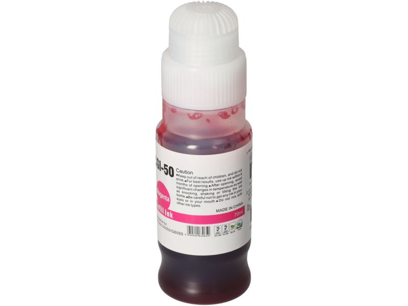 Cartouche d'encre PrintAbout compatible Canon GI-50M - Magenta - Grande capacité