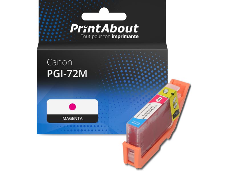 PrintAbout Canon PGI-72M Magenta Ink Cartridge