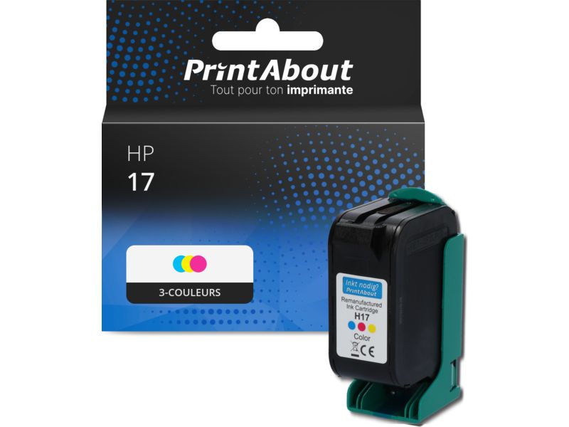 Cartouche HP 17 compatible (C6625A) - 3 couleurs